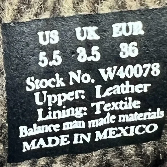 Wolverine Womens W40078 Rosie Kiltie Brown LaceUp Leather Size 5.5 Western Boots - Picture 9 of 9